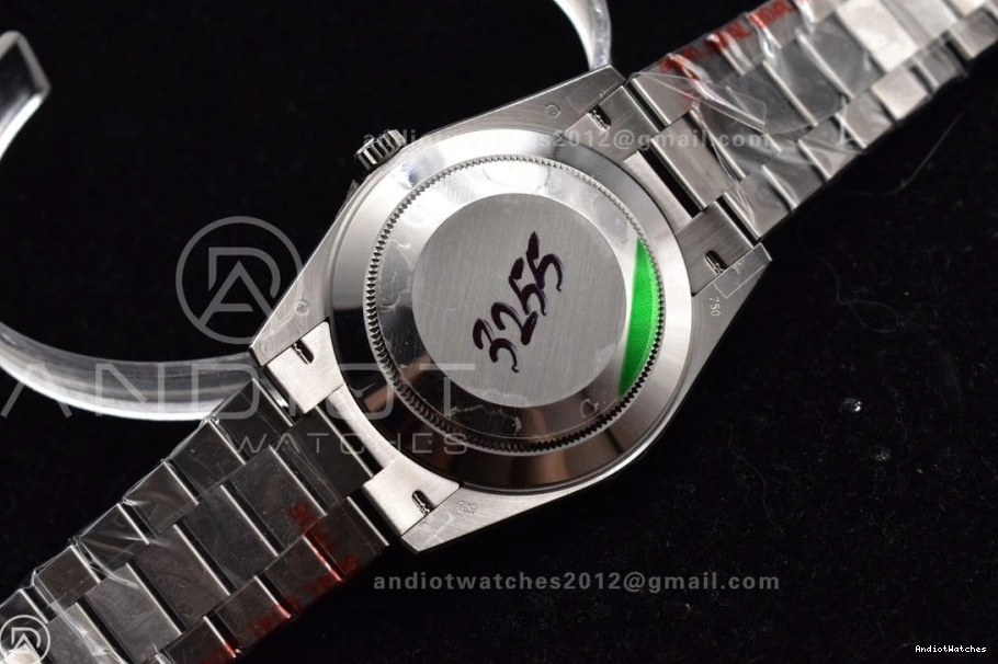 Dial Steel on SS Bracelet V President Arabic GMF 904L Markers A3255 Iced DayDate 40 Blue Cozy 710 0712
